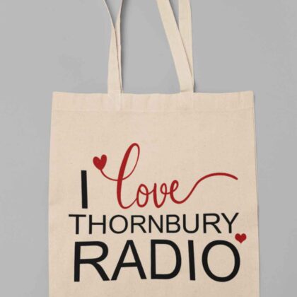 I love Thornbury Radio Tote Shopping Bag