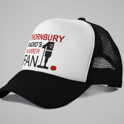 No1 Fan Mesh Trucker Hat - Adult Black